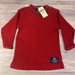 Vintage Ralph Lauren Polo Jean Co Children’s Long Sleeve Waffle shirt